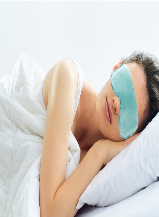 LMGERBUD Sleep Masks Soft Silky Eye Mask Cover for Sleeping for Women and Men - Image 5